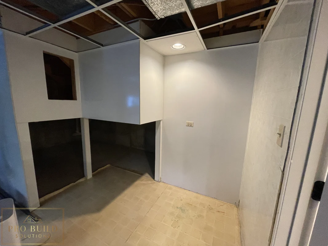 Views of the Original Storage Area prior to Laundry Area Renovation, Western Springs, IL