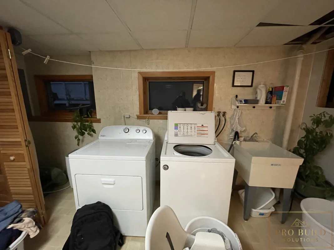 Views of Laundry Room before Renovation, Western Springs, IL