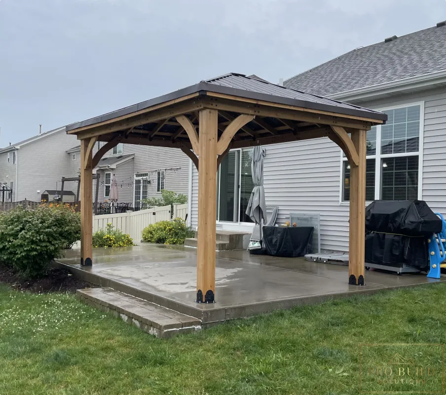 16*16 Aluminum Roof Gazebo, Shorewood, IL