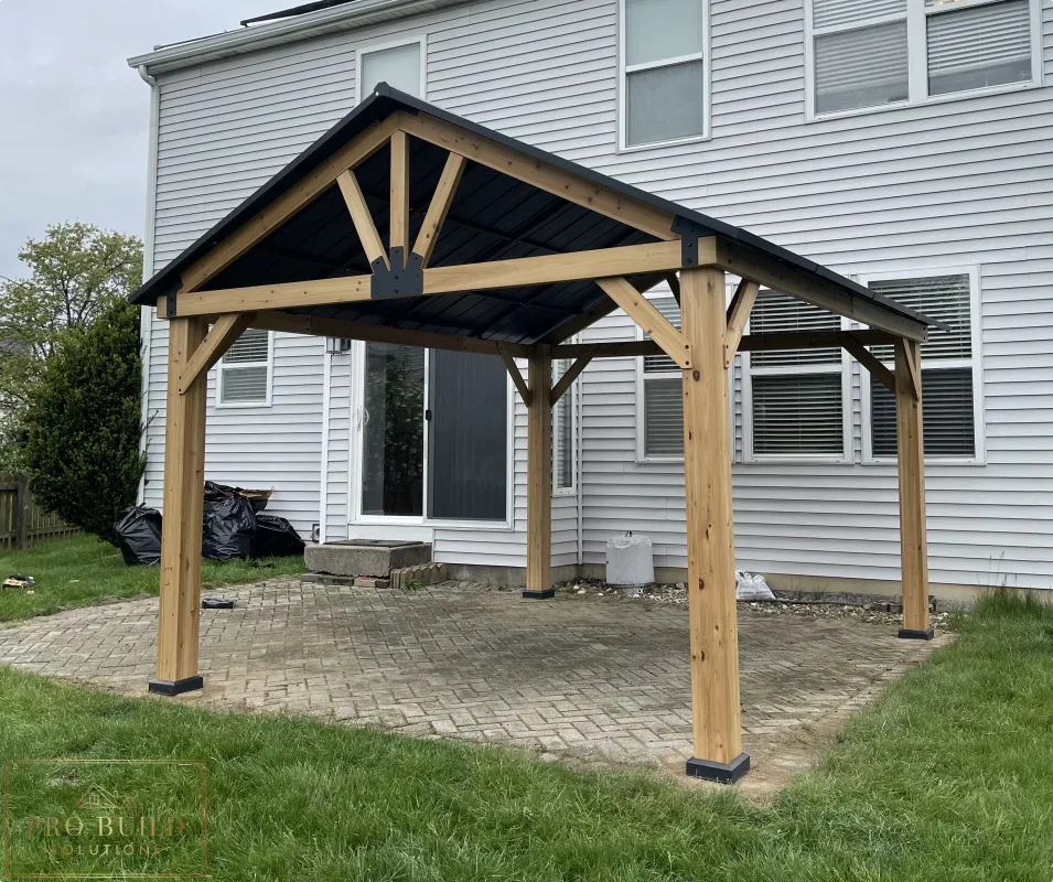 12'*16' Metal Roof Cedar Gazebo, Plainfield, IL