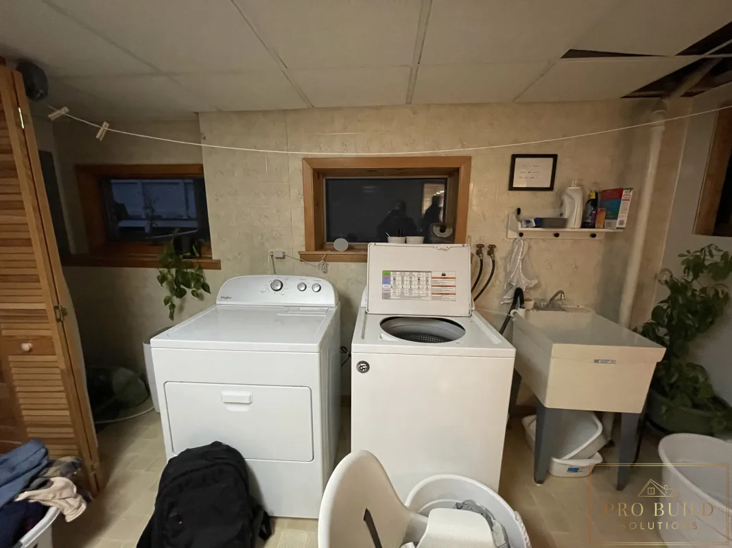 Views of Laundry Room before Renovation, Western Springs, IL