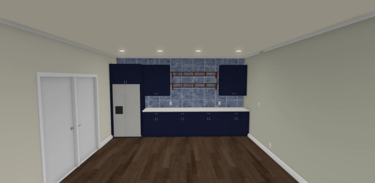 Kitchen 3D rendering, Oswego, IL