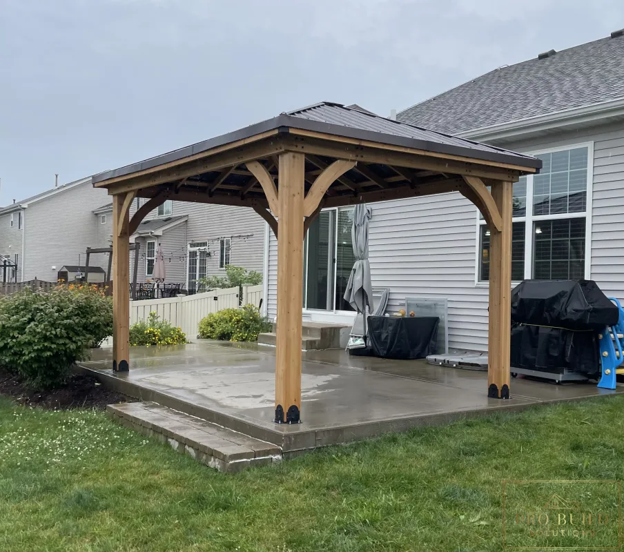 16*16 Aluminum Roof Gazebo, Shorewood, IL