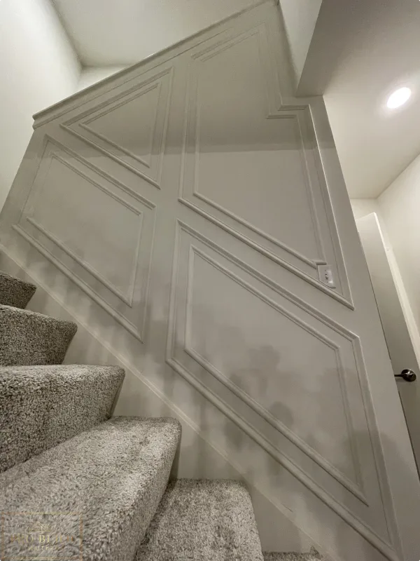 Stairway Wainscoting, Plainfield, IL