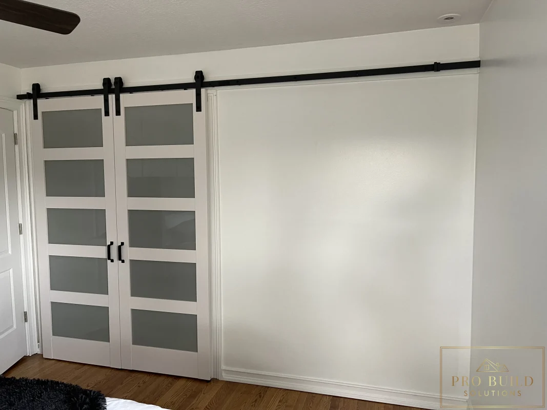 Barn Door with Glass Inserts, Wheaton, IL