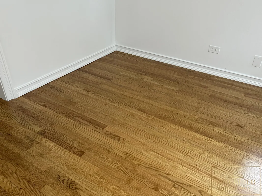 Resurfaced Flooring with New Trim and White Paint, Wheaton, IL