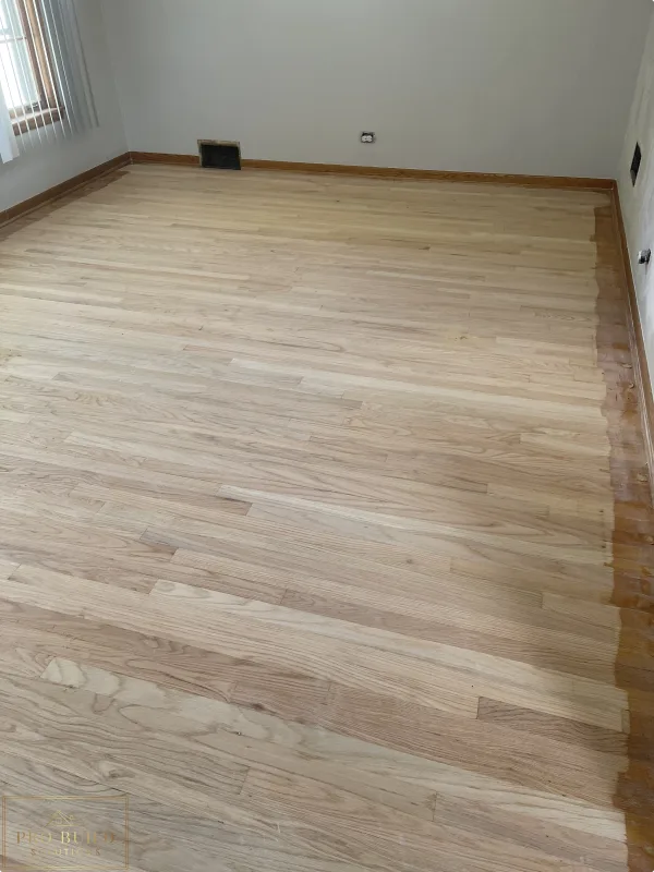 Living Room Flooring Before, Western Springs, IL