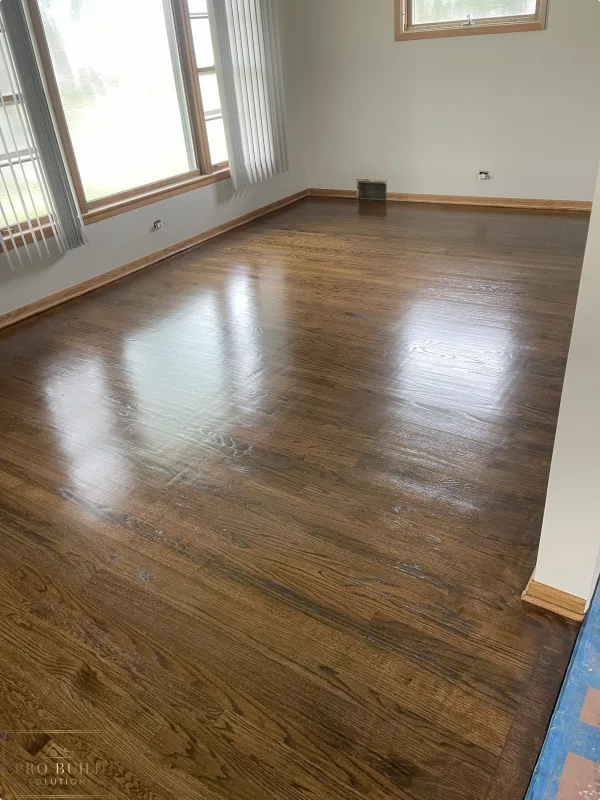 Living Room Flooring After, Western Springs, IL