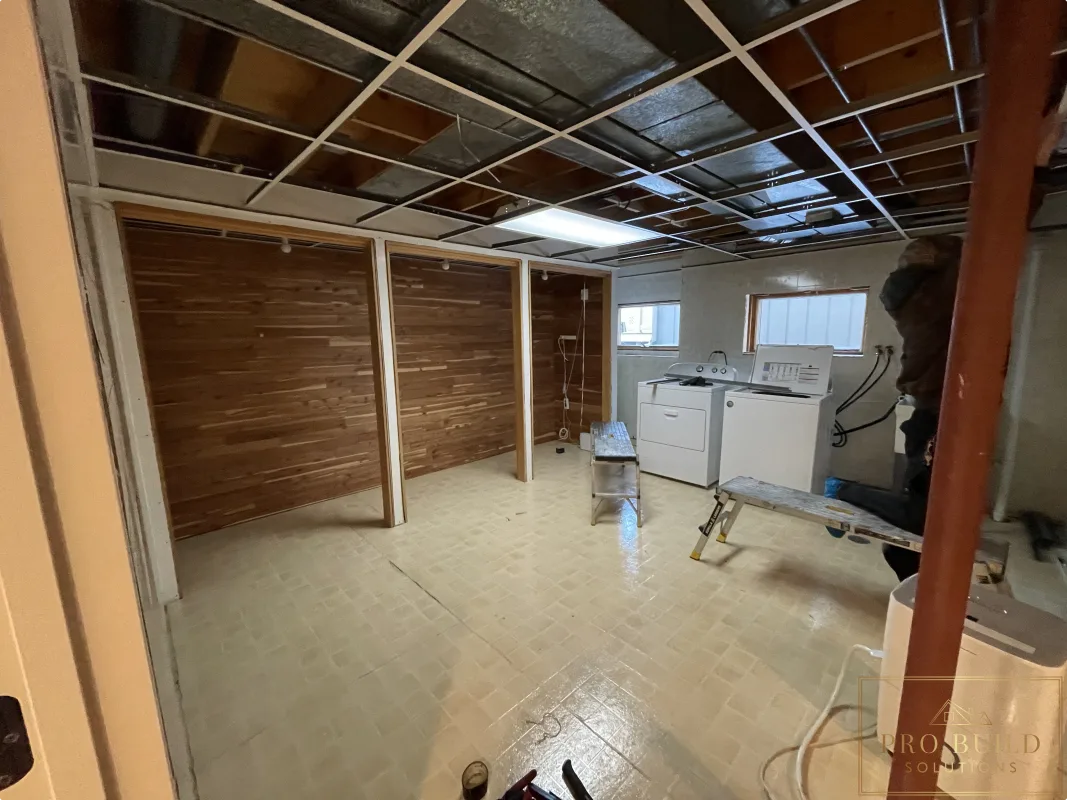 Views of the Laundry Area prior to Renovation, Western Springs, IL