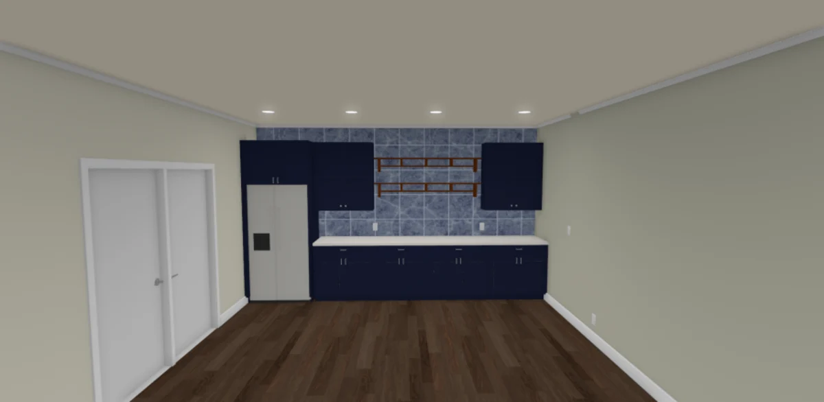 Kitchen 3D rendering, Oswego, IL