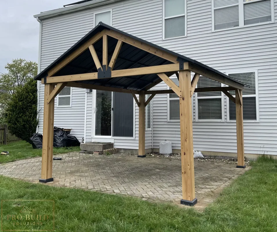 12'*16' Metal Roof Cedar Gazebo, Plainfield, IL