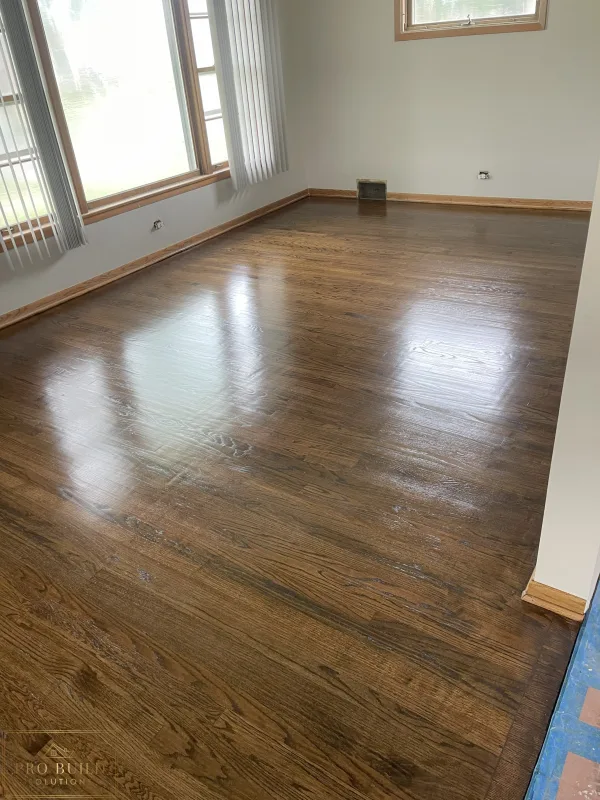 Living Room Flooring After, Western Springs, IL
