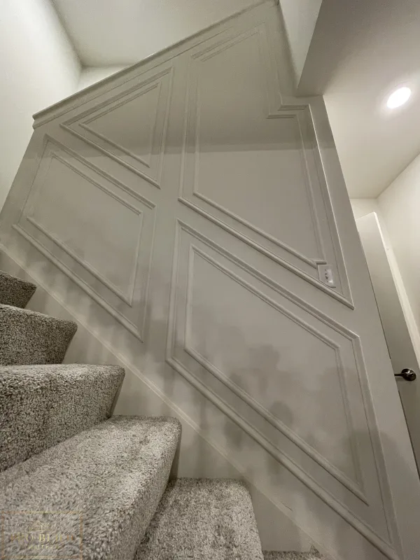 Stairway Wainscoting, Plainfield, IL